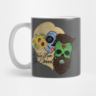 True love is eternal skulls Mug